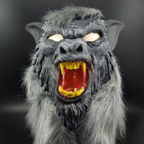 Werewolf Halloween Mask Big Bad Wolf Adult Full Head Wolf Mask Costume Accessory Party Masks