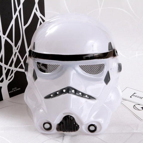 White Soldier Clone Soldier Mask Scary Horror Star Wars Masks for Cosplay Halloween Party Costume Mask Prop Masquerade Decor
