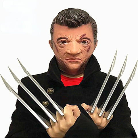 Wolverine Latex Mask Toy Horror Man Mask Halloween Party Cosplay Hugh Jackman Mask