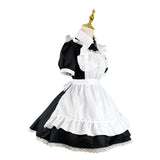 Women Lovely Maid Cosplay Costume Short Sleeve Retro Maid Lolita Dress Cute Japanese French Outfit Cosplay Costume Plus Size 5XL
