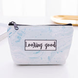 Women Small Cosmetic Bag PU Leather Travel Makeup Case Storage Pouch Purse Organizer Pencil Make Up Cute Nesesser Students bags