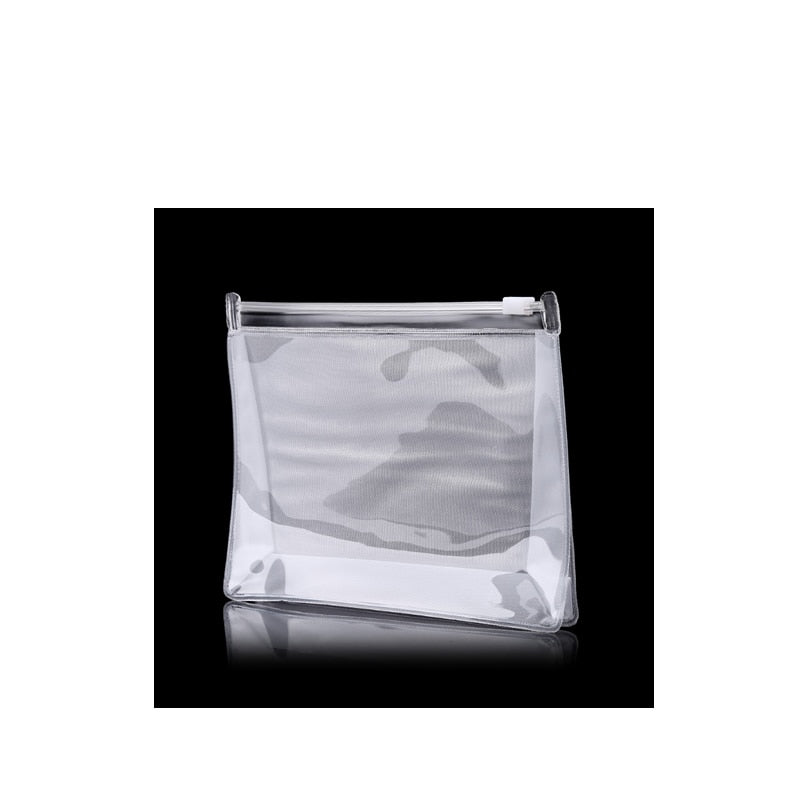 Women Waterproof PVC Clear Cosmetic Bag Travel Makeup Organizer Portable Zipper Transparen Bags 2018 New Fashion THINKTHENDO