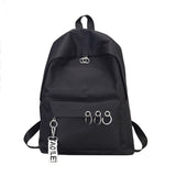 Women's Fashion Ring Decoration Shoulder Bookbags Satchel Travel Backpack Women's Bag mochila escolar Scho Backpack