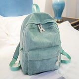 woman Corduroy backpack 2018 scho bag for adolescen girls female laptop backpacks for women scho satchel
