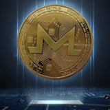 XMR Monero Coins Commemorative Coins For Collection Art Collection Gold Plated Bitcoin Specie Ethereum Coins Coins Hard Currency