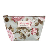 Vintage Floral Printed Cosmetic Bag Women Makeup Bags Travel Make Up Pouch Coin Bag Estuches Para Maquillaje #9718