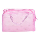 cosmetic bag Women Cherry Blosso Printing make up bag 22*8*13cm Maleta De Maquiagem Profissional organizer #0