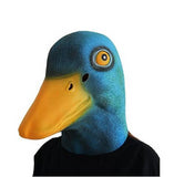 Yellow Duck Quacker Latex Mask Animal Cosplay Cute Duck Headgear Halloween Party Cosplay Props Nice Gift