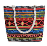 New Women Handbag Canvas Floral Printing Shoulder Beach Bags Casual Female Tote Shopping Bag B Feminina 2018