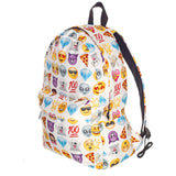 High Quality Women Canvas Backpacks Smiley Emoji Face 3D Printing Scho Bag For Teenagers Girls Shoulder Bag Mochila072