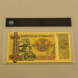 Zimbabwe Gold Banknotes One Quadringentillion Dollars Fake Money Coenyerfiet Money Art Worth Collecting Real Pictures