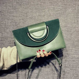 Black women party clutch bag chain shoulder bag envelope Leather clutch purse bag female for women handbags messenger
