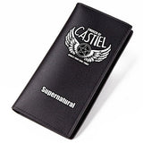 Zshop Super Nature Power Evil Demon Saving People Huntng Things Thriller Drama Sam Winchester Dean PU Leather Wallet
