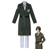 aot Uniform Levi Ackerman Cosplay Costume Attack on Titan Trench Shingeki No Kyojin Scouting Legion Hange Sasha Mikasa Outfit