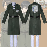 aot Uniform Levi Ackerman Cosplay Costume Attack on Titan Trench Shingeki No Kyojin Scouting Legion Hange Sasha Mikasa Outfit
