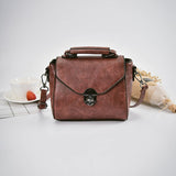 brand 2018 new vintage casual women PU leather small package female handbags ladies shoulder messenger crossbody bag KL124