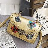 handbags bags women famous brands rive crossbody bag luxury embroidery bag designer pu leather shoulder bags high quality purse