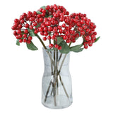 mini artificial berries flower Christmas fruit fake berry and small foam flowers decoration wedding home table plant arrangment