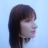 realistic female silicone mask，not latex