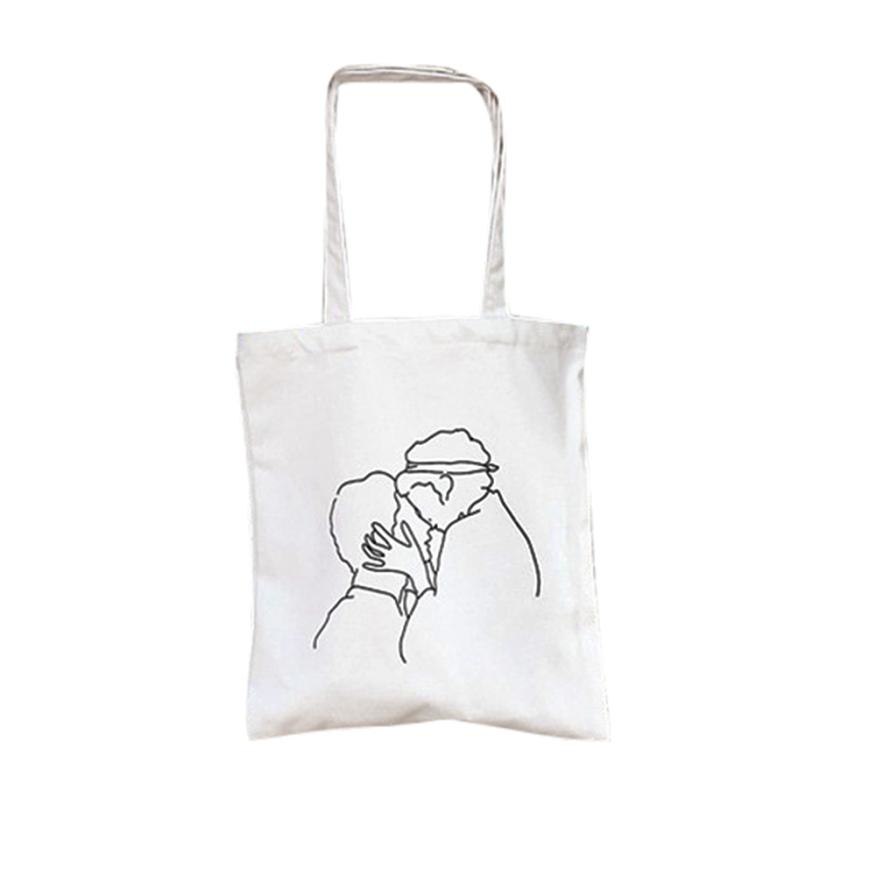 Women Fahion Shopping Handle Fashion Messenger Bags Handbag Open Canvas Shoulder Bags women handbags 2018 luxury designer